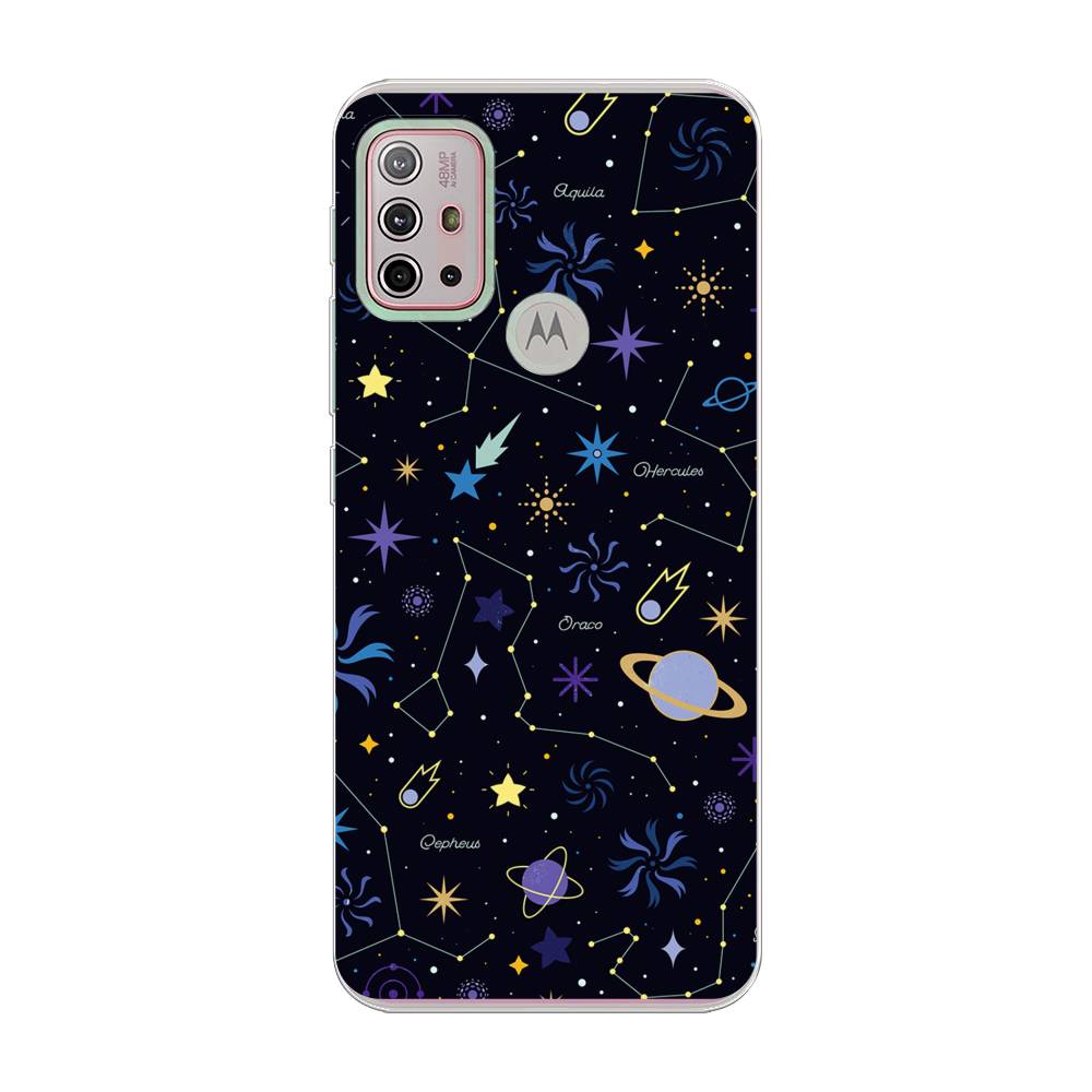 

Чехол на Lenovo K13 Note "Цветной космос", Желтый, 242150-2