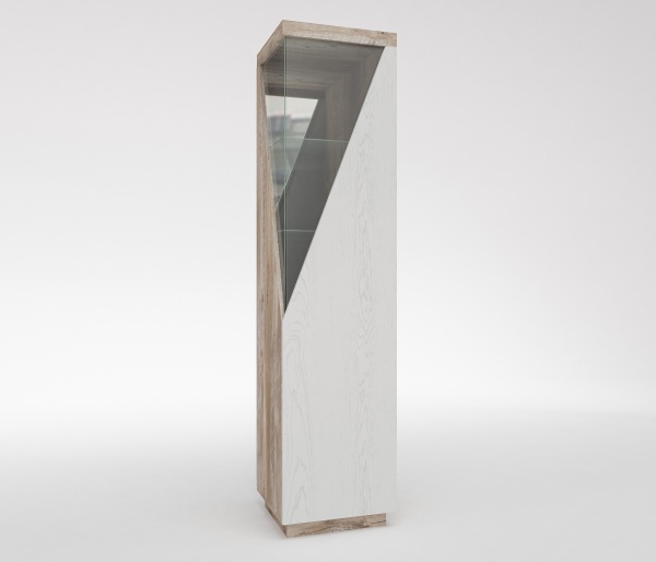 Шкаф с витриной П Лайт