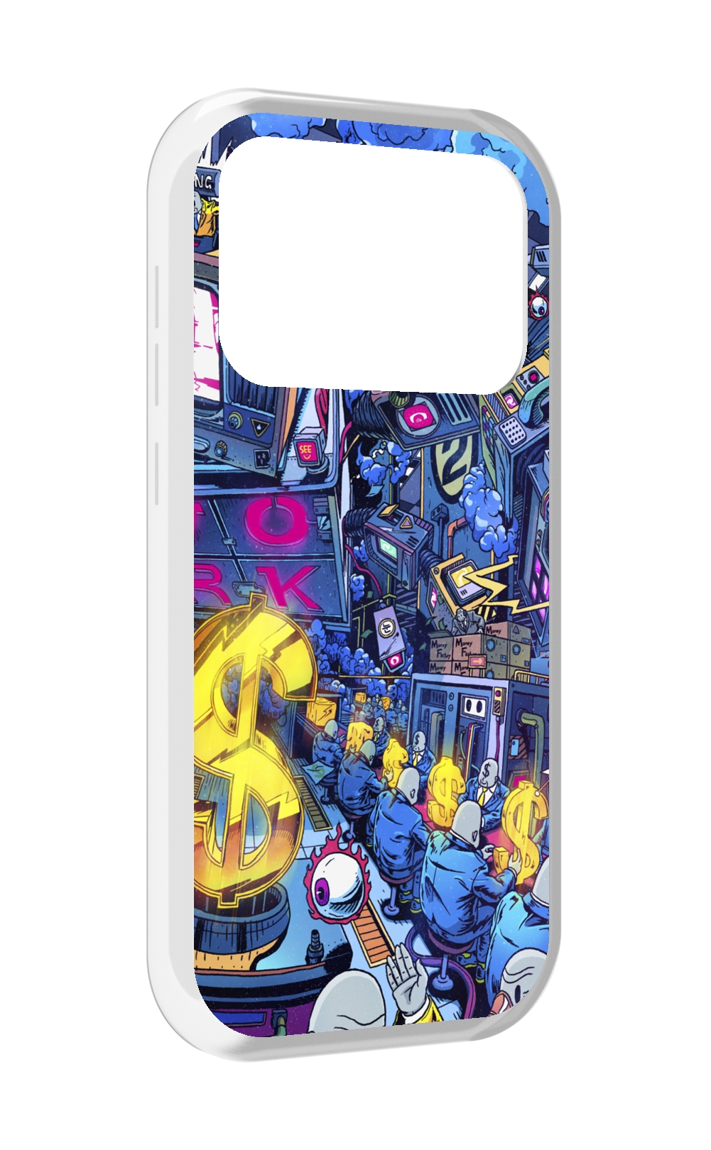 

Чехол MyPads футуристичная картинка для Oukitel F150 Air1 Pro / F150 Air1, Прозрачный, Tocco