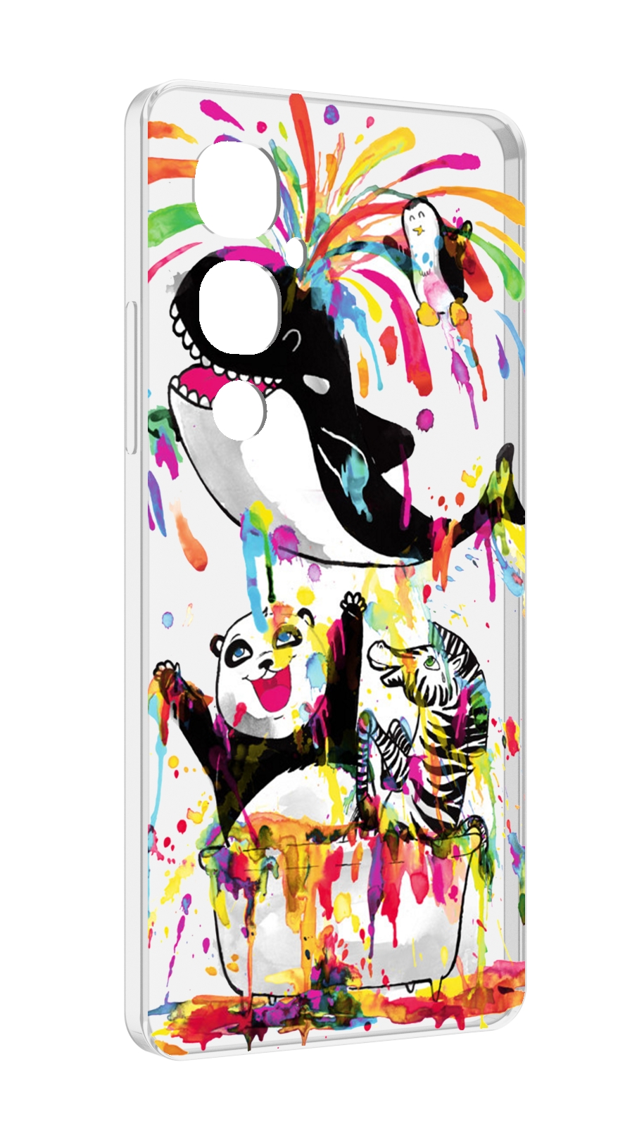 

Чехол MyPads Хиппи кит для Tecno Pova 4 Pro, Прозрачный, Tocco