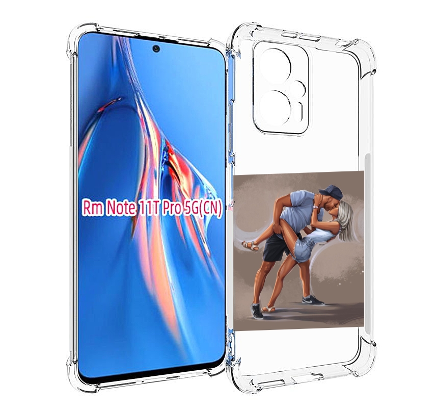 

Чехол MyPads девушка с парнем танцуют женский для Xiaomi Redmi Note 11T Pro / 11T Pro P..., Прозрачный, Tocco