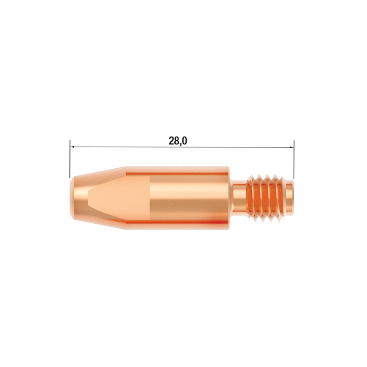 

Контактный наконечник M6х28 мм CuCrZr D=0.9 мм (25 шт.)