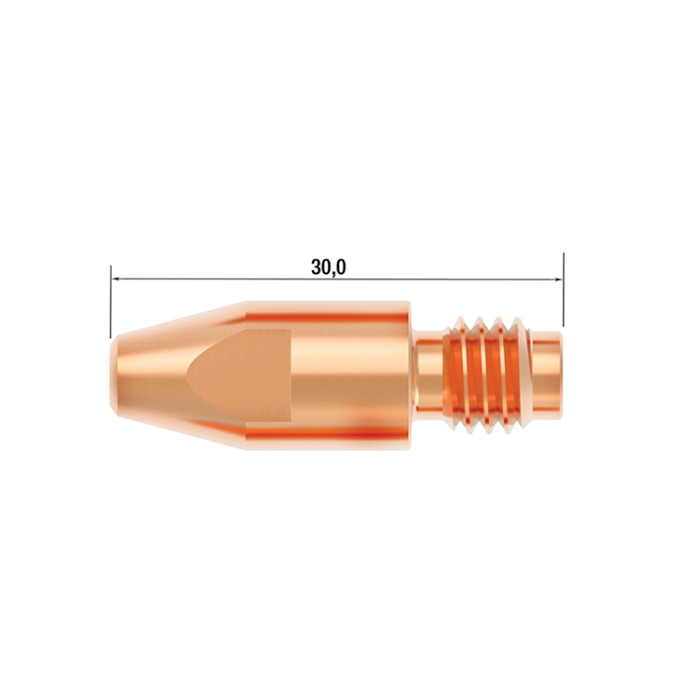 

Контактный наконечник M8х30 мм CuCrZr D=1.6 мм (25 шт.)