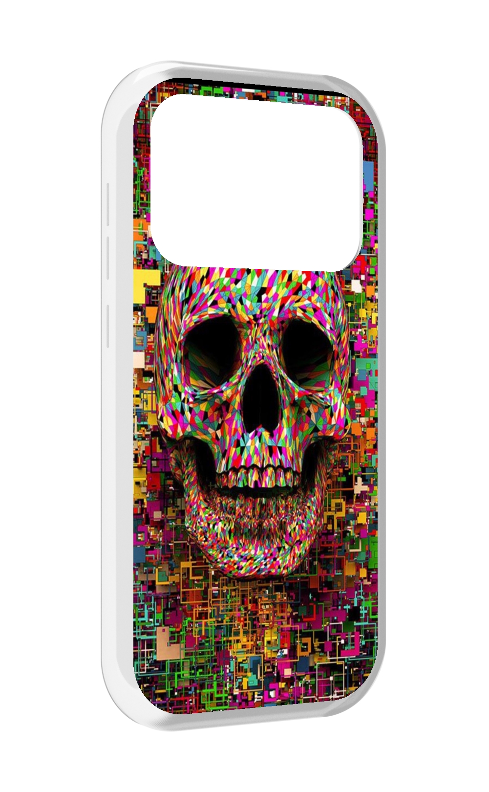 Чехол MyPads череп красочные цвета для Oukitel F150 Air1 Pro / F150 Air1