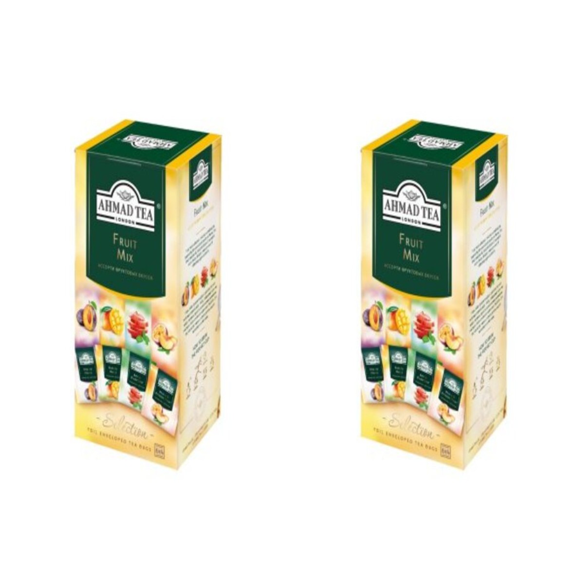 

Чай пакетированный Ahmad Tea Fruit Mix, 24 пакетика х 2 шт, фруктовый микс