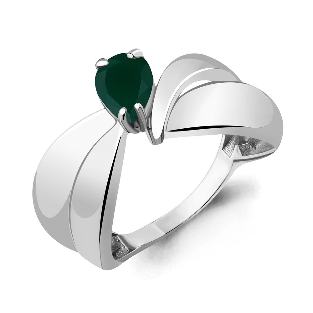 

Кольцо из серебра с агатом р. Aquamarine 6590109, 6590109_925_р