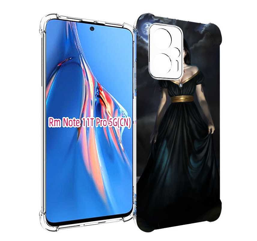 

Чехол MyPads девушка с порезом на горле женский для Xiaomi Redmi Note 11T Pro / 11T Pro..., Прозрачный, Tocco