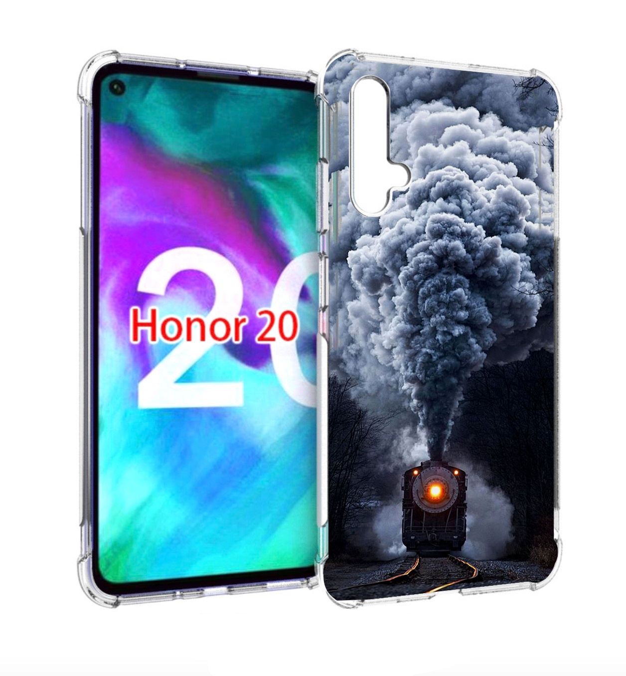 

Чехол бампер MyPads Паровоз для Honor 20, Прозрачный, Tocco