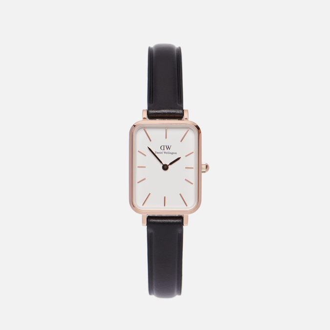 фото Наручные часы женские daniel wellington quadro pressed sheffield dw00100434_чёрный