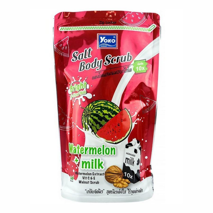 Скраб для тела Yoko Siam Salt Body Watermelon Milk солевой экстракт арбуза протеины 350 г