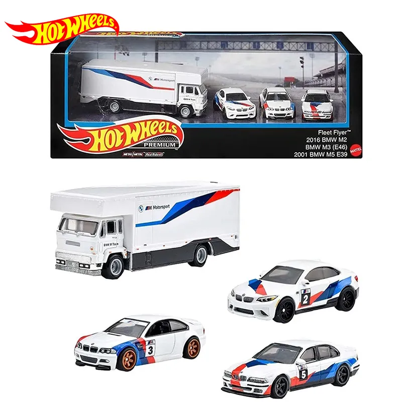 

Премиум-набор Hot Wheels из 4 автомобилей BMW HCR52, Белый;голубой