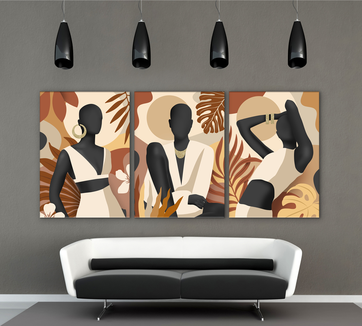 

Модульная картина на холсте Poly Print Art Дерзкая Африка 70х150 см.