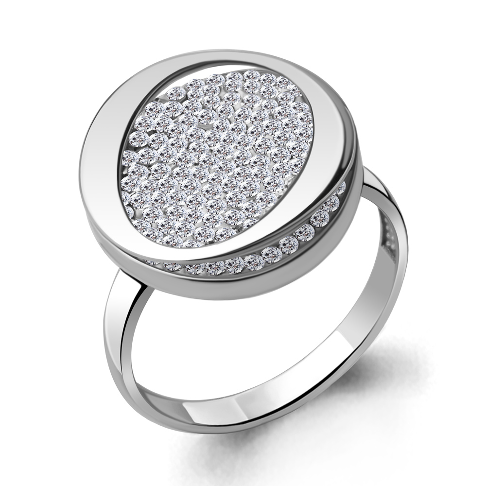 

Кольцо из серебра со стеклом р., Aquamarine 66708, 66708_925_р