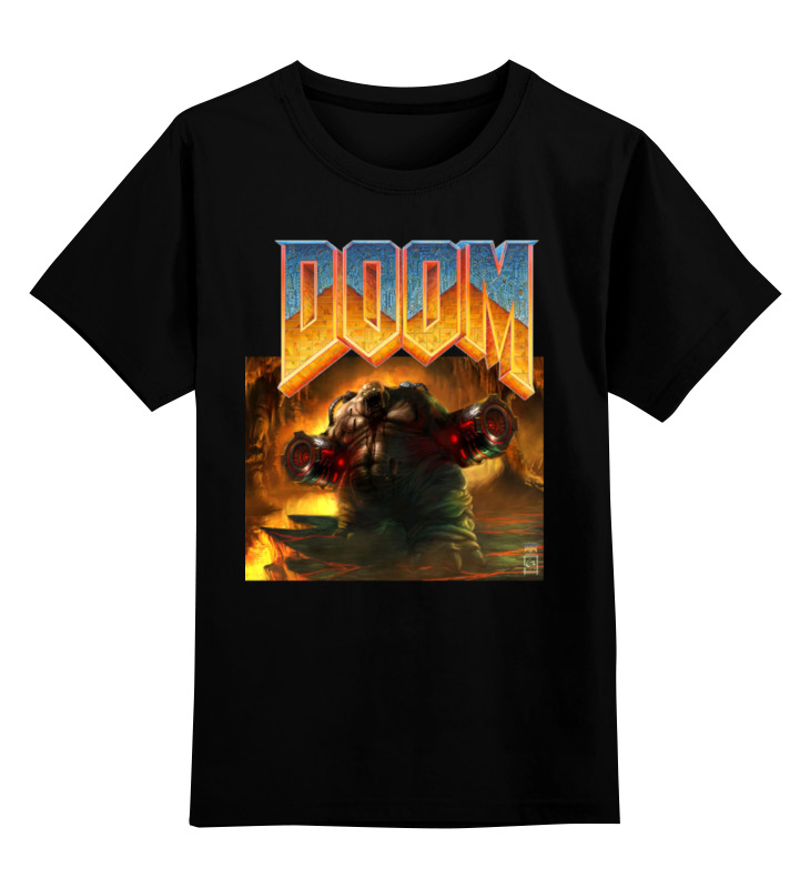 

Футболка детская Printio Doom game цв. черный р. 140, Doom game