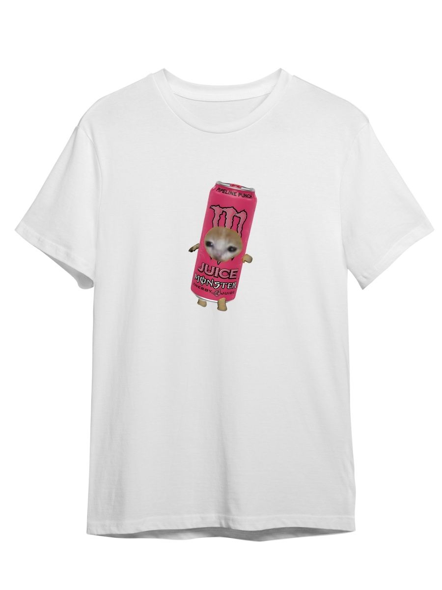 

Футболка унисекс Каждому Своё Кот/Энергетик/Monster/Redbull TRMK10 белая 4XL, Белый, "Кот/Энергетик/Monster/Redbull" TRMK10