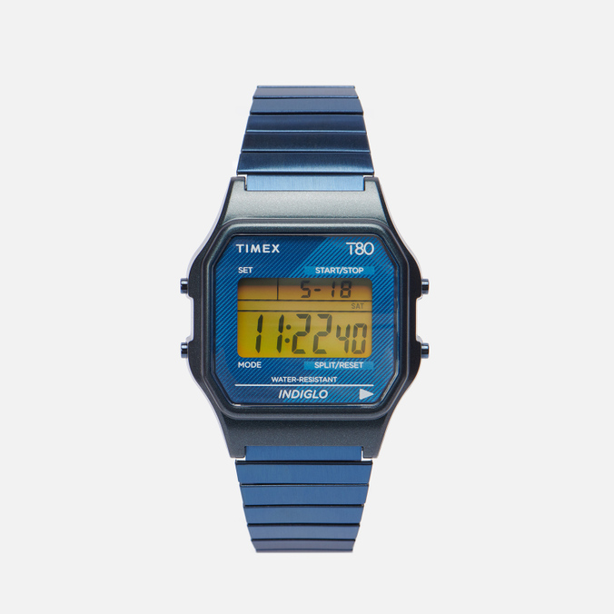 фото Наручные часы мужские timex t80 tw2u93800_синий