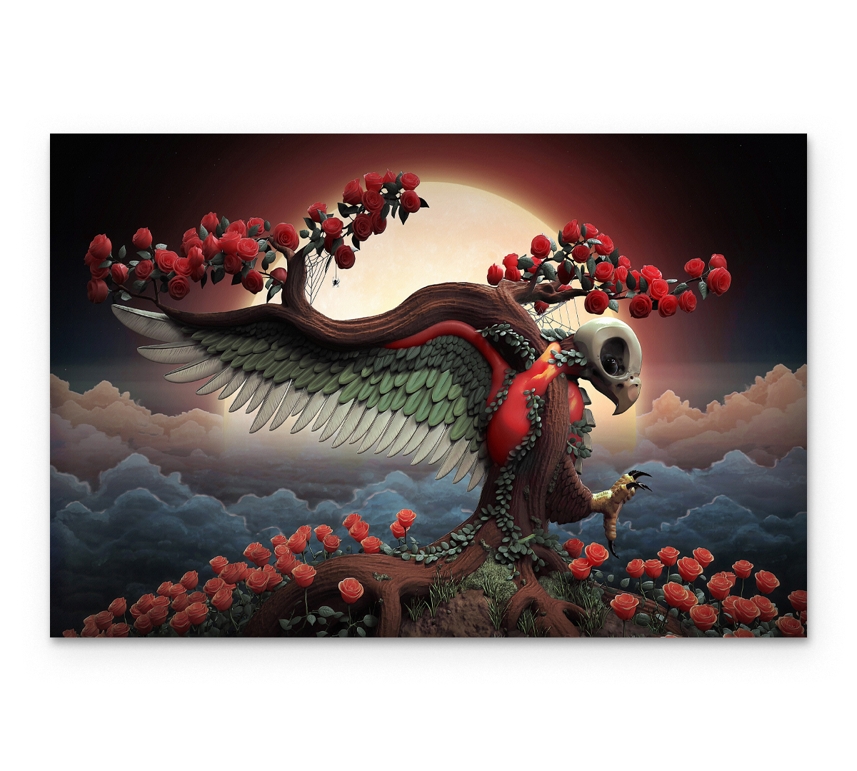 

Картина интерьерная на холсте Poly Print Art Розы 50х70 см.