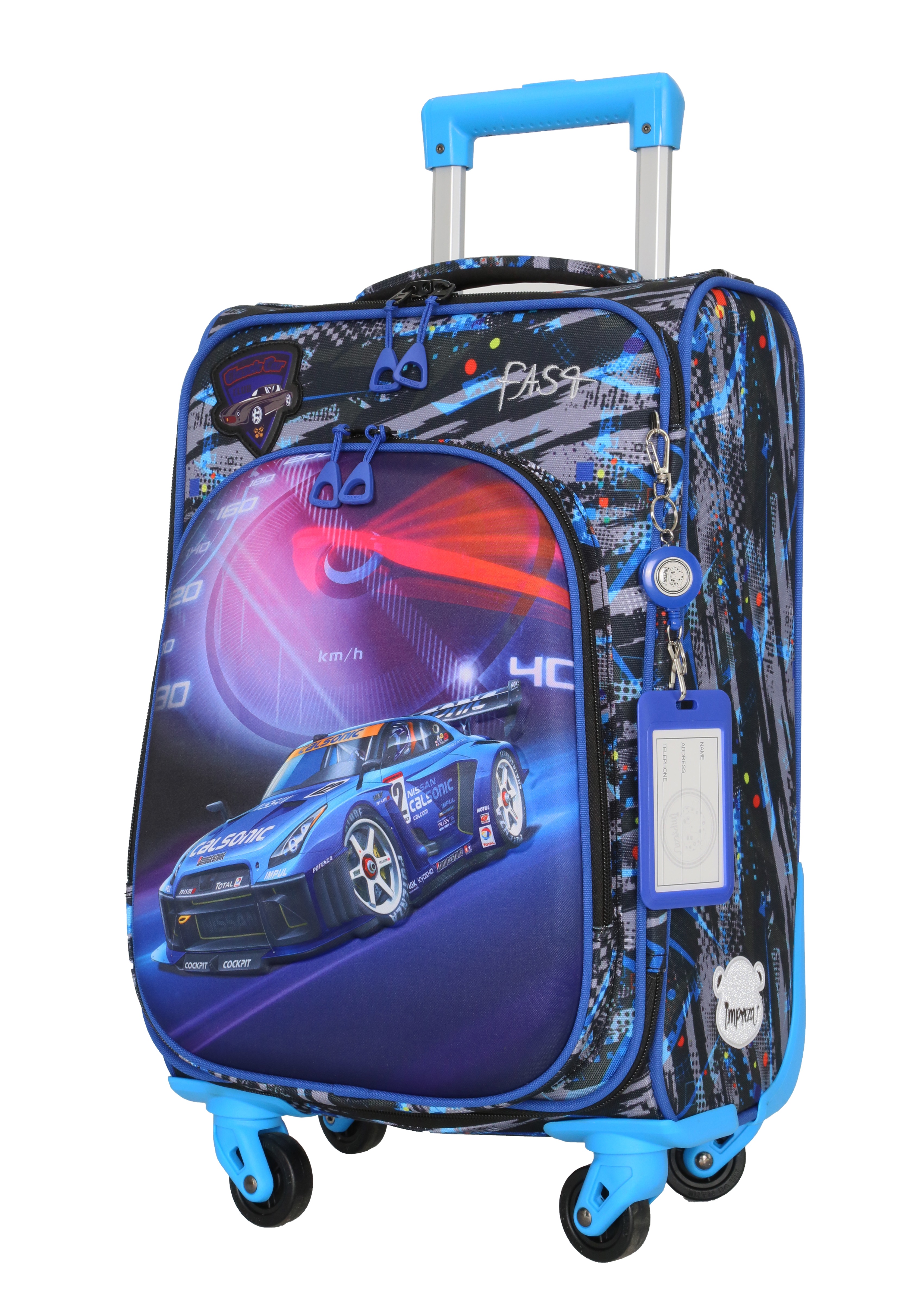 Чемодан детский BAGS-ART DS 50 серия 50 синий,красный чемодан ninetygo danube luggage 20 красный