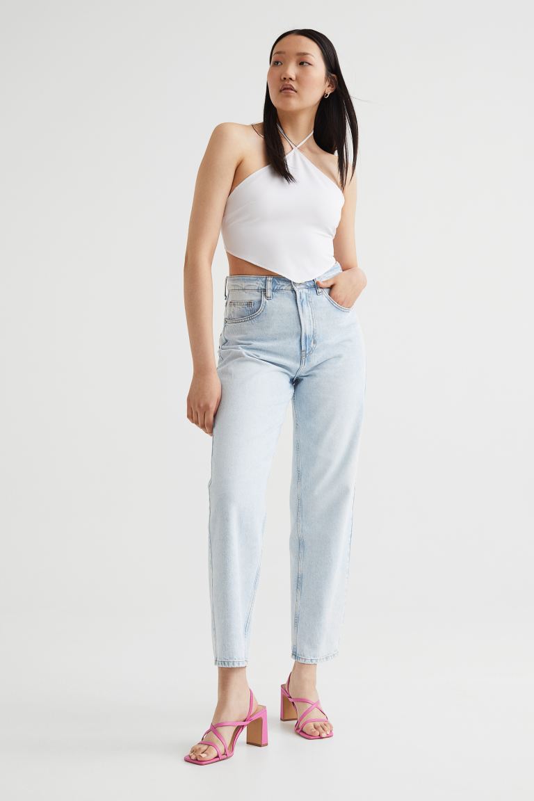 

Джинсы женские H&M 1066976001 голубые 42 EU (доставка из-за рубежа), Голубой, 1066976001