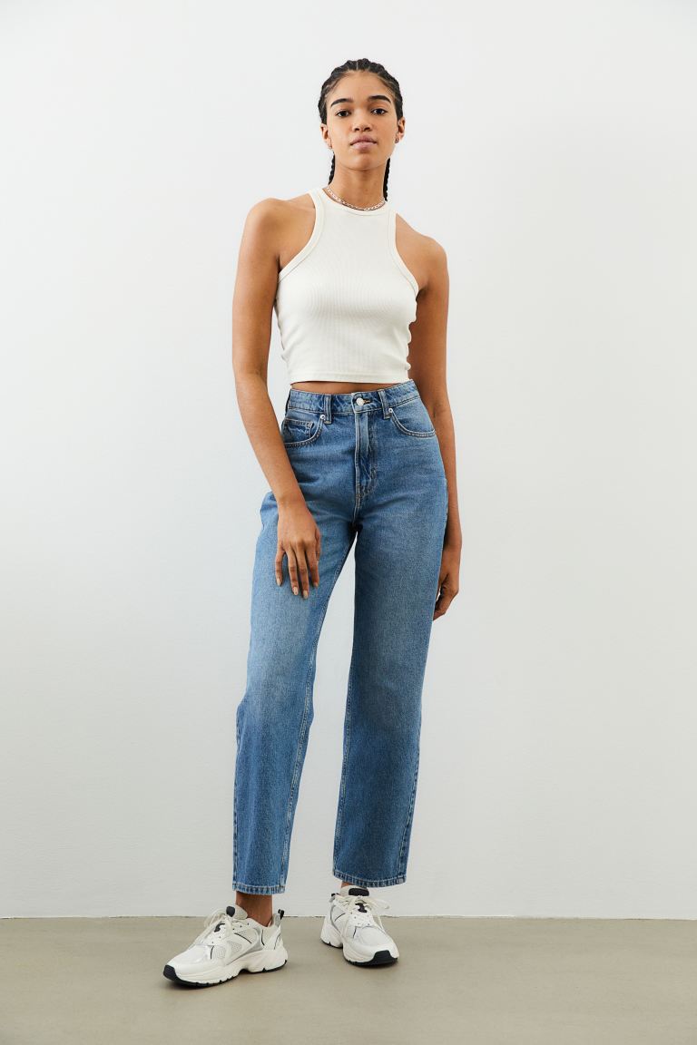 

Джинсы женские H&M 1066976003 синие 44 EU (доставка из-за рубежа), 1066976003