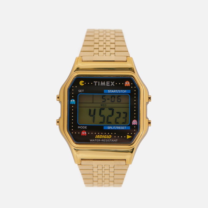 фото Наручные часы мужские timex x pac-man t80 tw2u32000vy_золотой