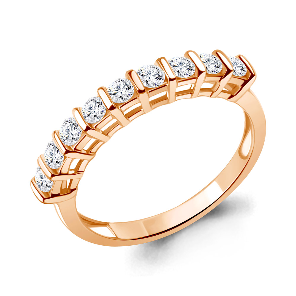 

Кольцо из серебра с фианитом р., Aquamarine 67737А, 67737А_925_з