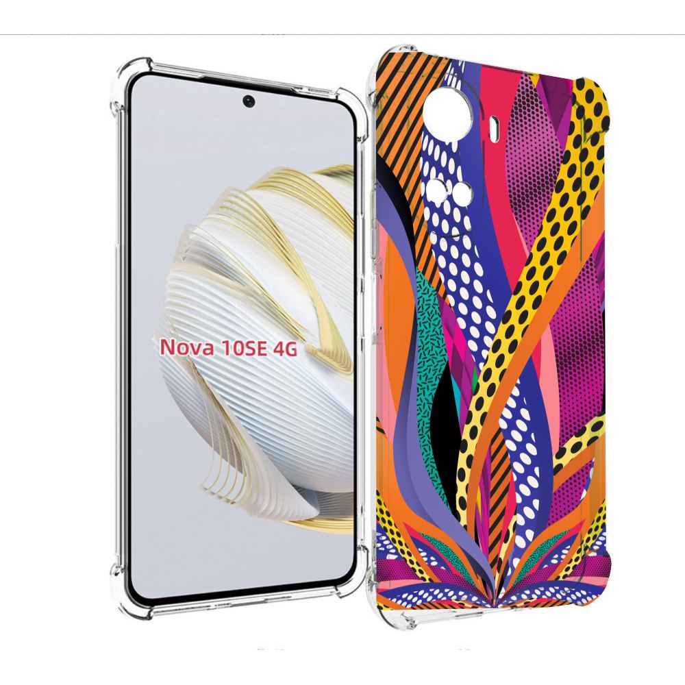 

Чехол MyPads разноцветные щупальца для Huawei Nova 10 SE, Прозрачный, Tocco