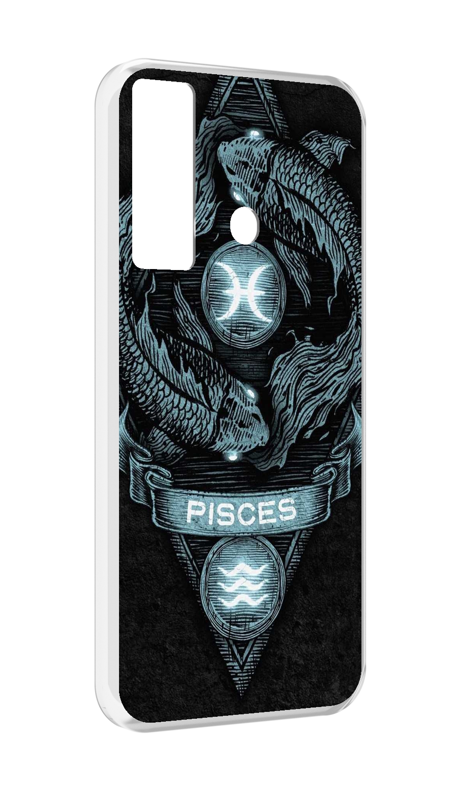 

Чехол MyPads знак зодиака рыбы 4 для Tecno Camon 17, Прозрачный, Tocco