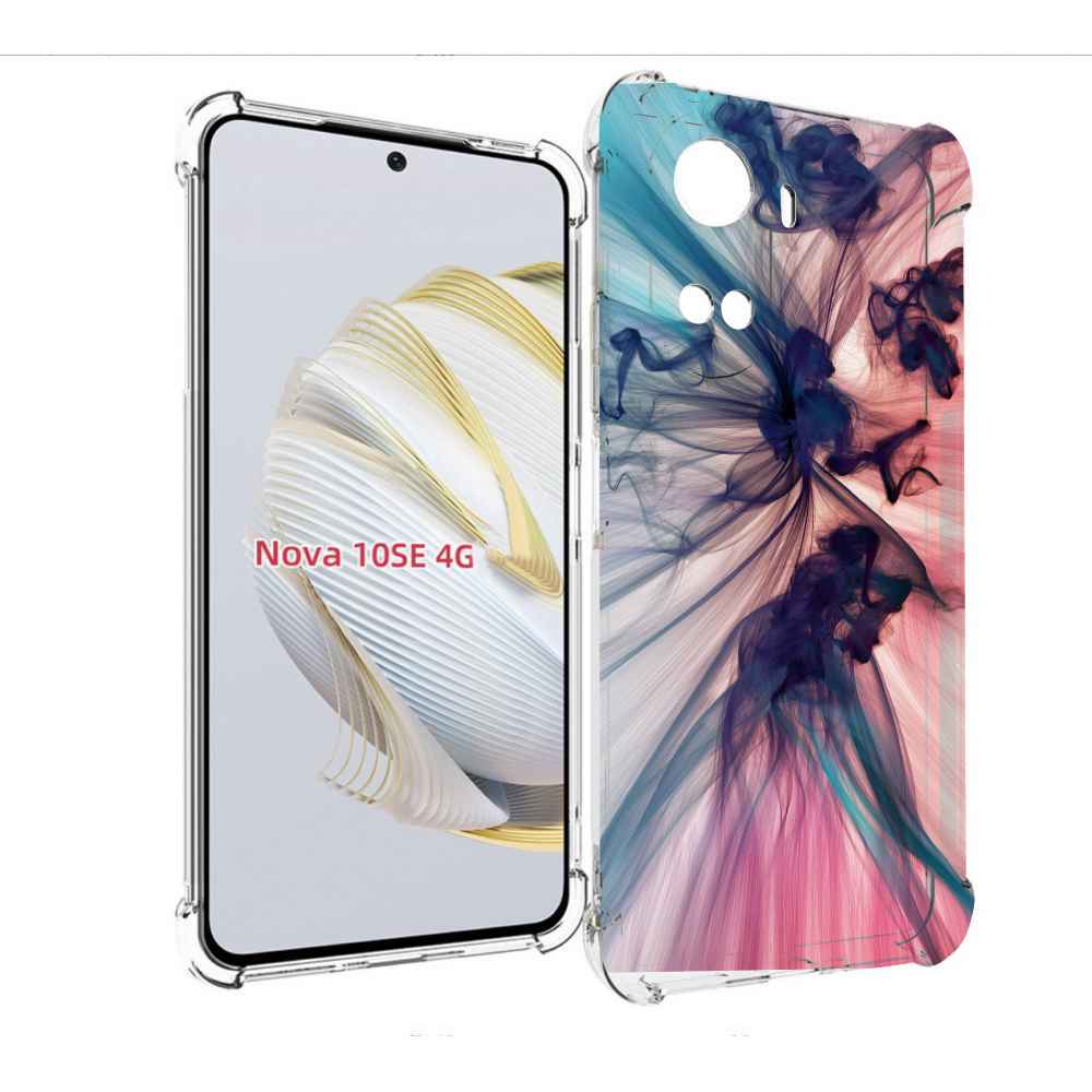 

Чехол MyPads разноцветный дым для Huawei Nova 10 SE, Прозрачный, Tocco