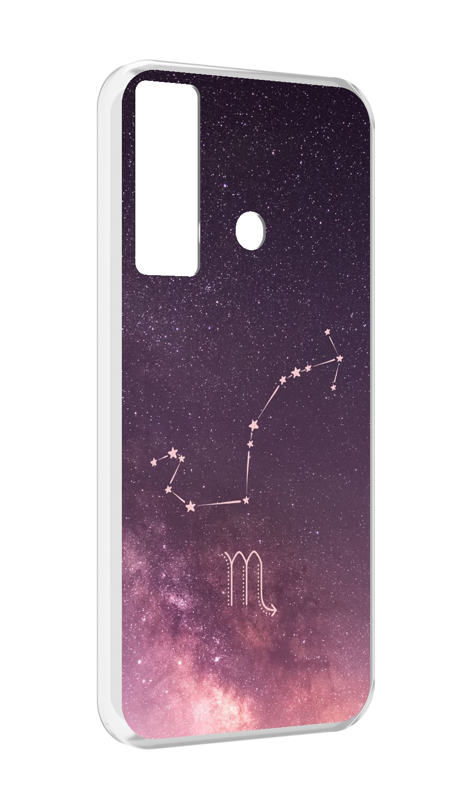 

Чехол MyPads знак зодиака скорпион 4 для Tecno Camon 17, Прозрачный, Tocco