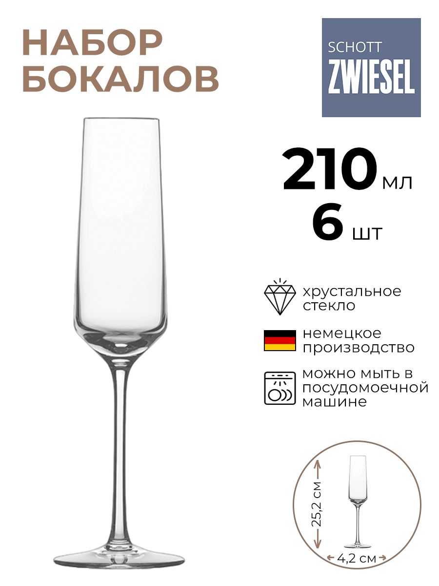 Набор бокалов SchottZwiesel 6шт 210мл
