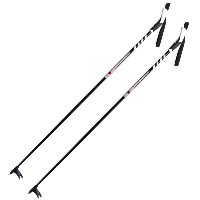 Лыжные палки SPINE (4367) Cross Jr. Стекловолокно 100% черный, 120