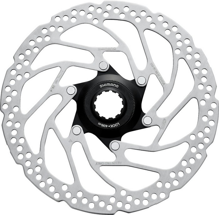 

Ротор диск Shimano RT30-M 180мм C.Lock только для пласт колодок