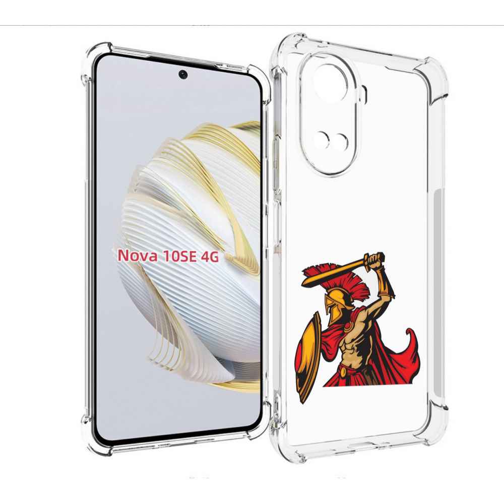 

Чехол MyPads римский-воин для Huawei Nova 10 SE, Прозрачный, Tocco