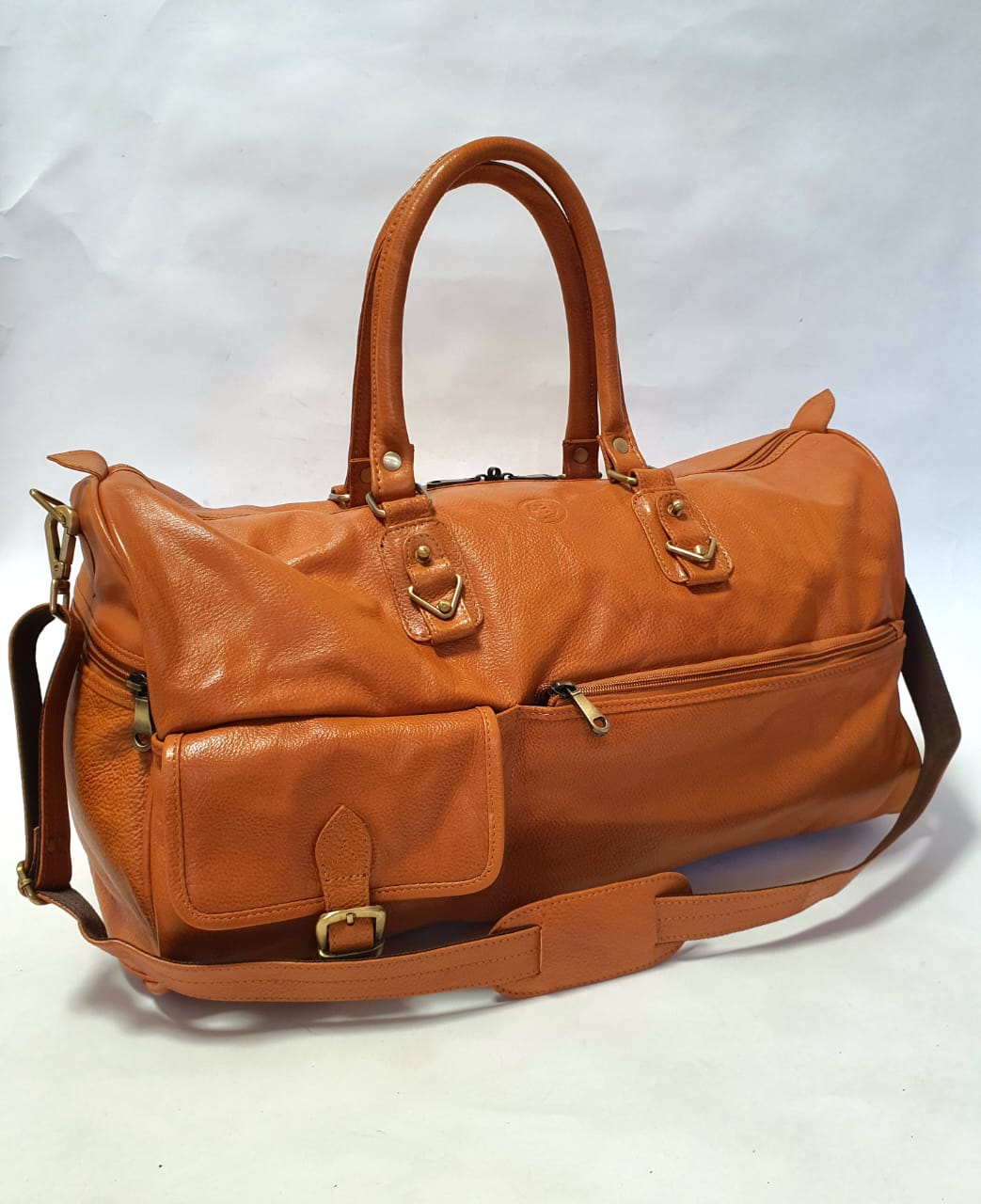 Дорожная сумка мужская Black Buffalo Stranger горчичная, 55х26х23 см