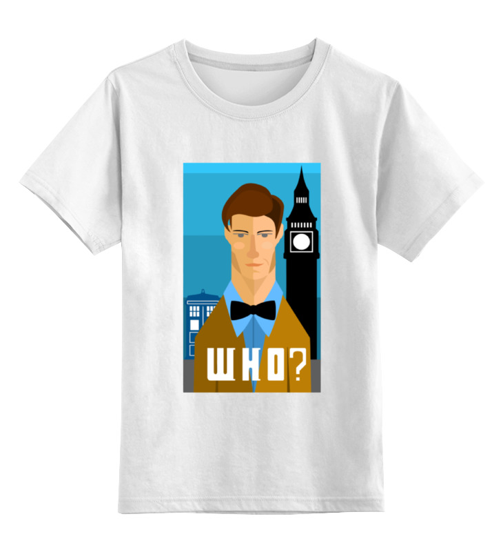 

Футболка детская Printio Доктор кто (doctor who) цв. белый р. 140, Доктор кто (doctor who)