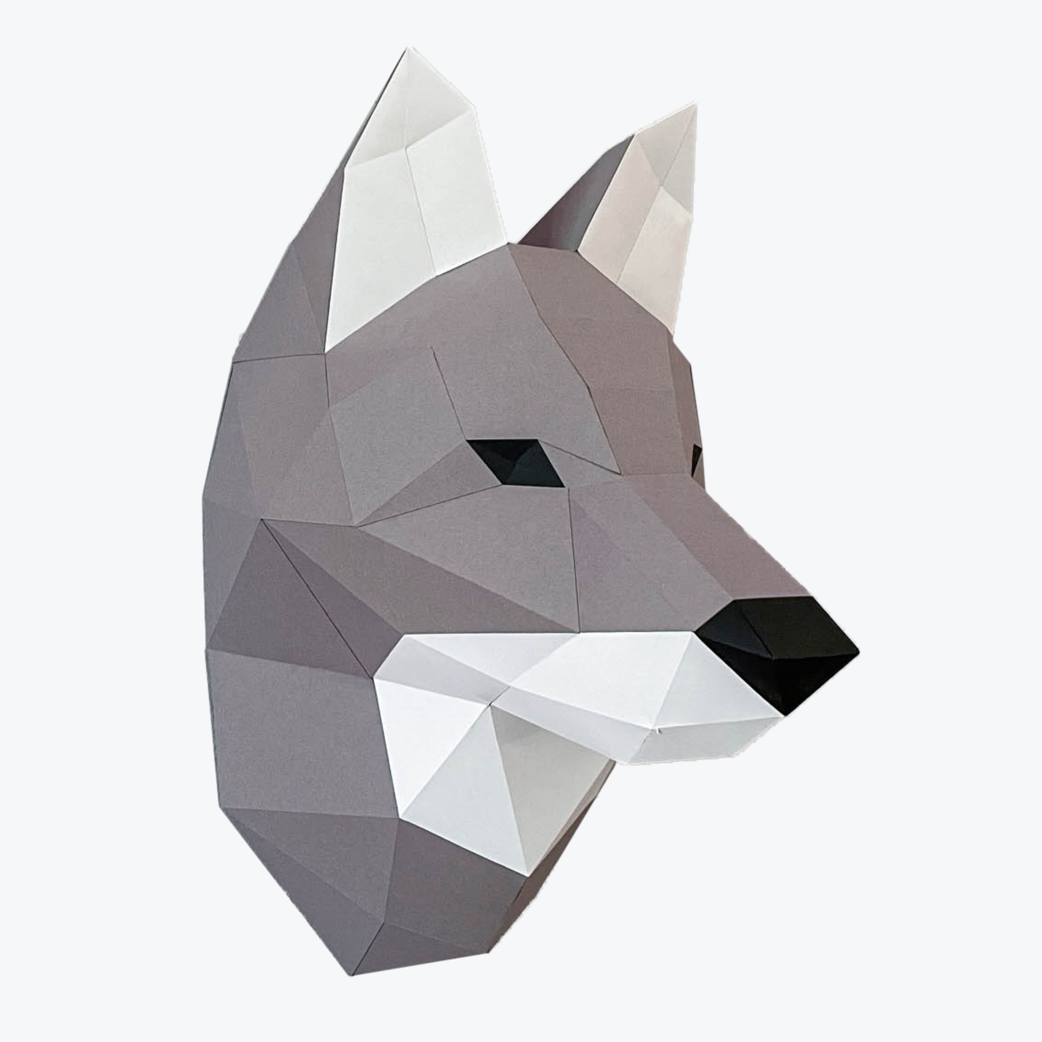 Полигональная фигура M Quatro Трофейный волк, цветной