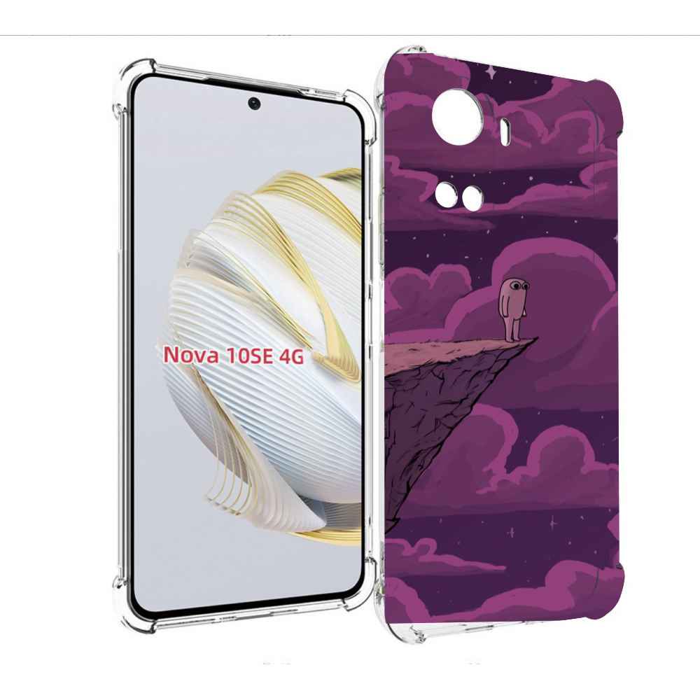 

Чехол MyPads розовая-фасолька для Huawei Nova 10 SE, Прозрачный, Tocco