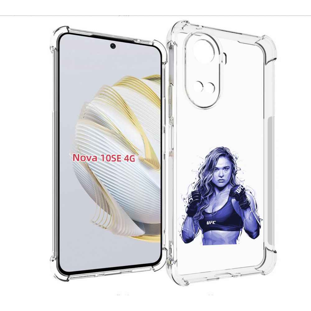 

Чехол MyPads ронда-роузи-юфс для Huawei Nova 10 SE, Прозрачный, Tocco