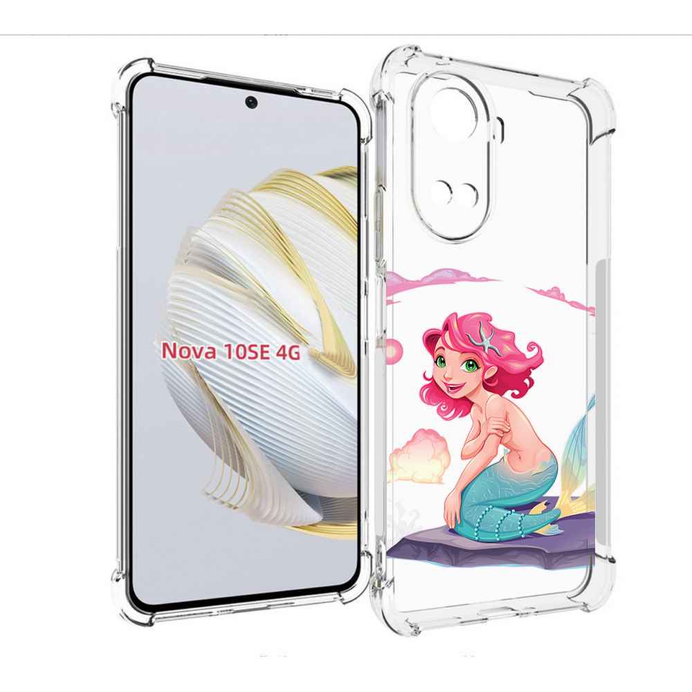 

Чехол MyPads русалочка для Huawei Nova 10 SE, Прозрачный, Tocco