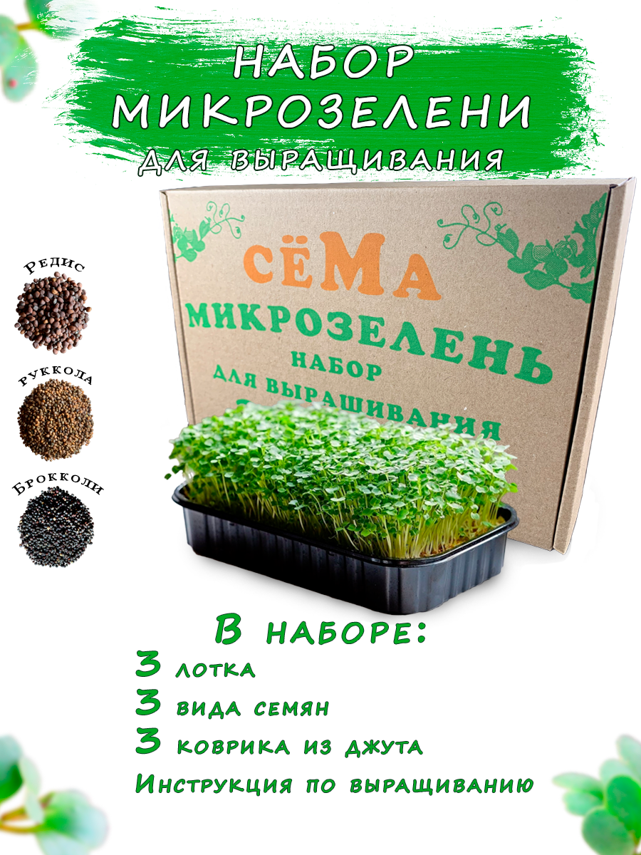 Набор для выращивания сёМа Микроэкватор MN-0301 375₽