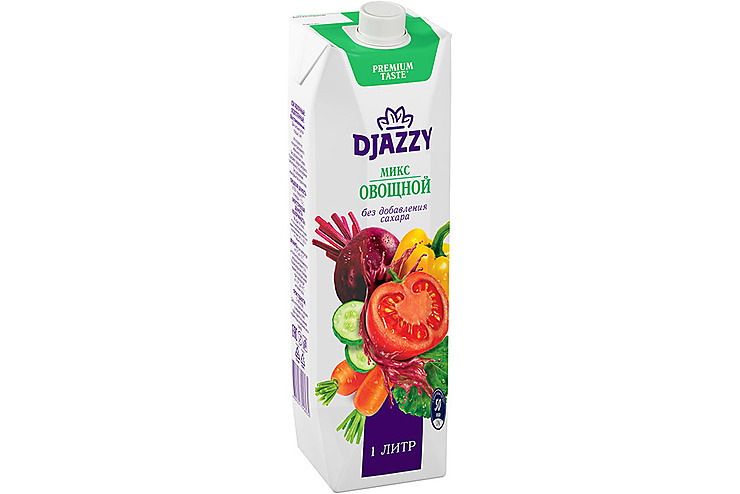 Djazzy, напиток Овощной микс, 1л
