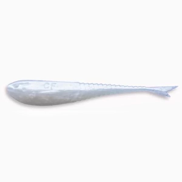 Силиконовая приманка Crazy Fish Glider 5 120 мм 66 Pearl Snow Кальмар 6 шт