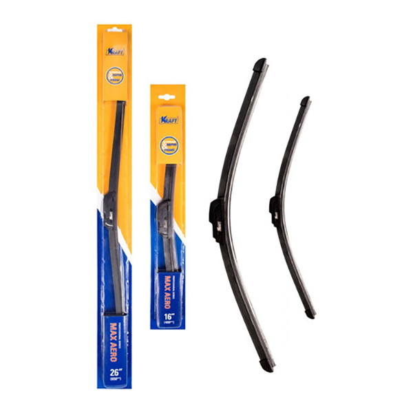 

Комплект щеток стеклоочистителя KRAFT KT 830859, 400мм+650мм, бескаркасная