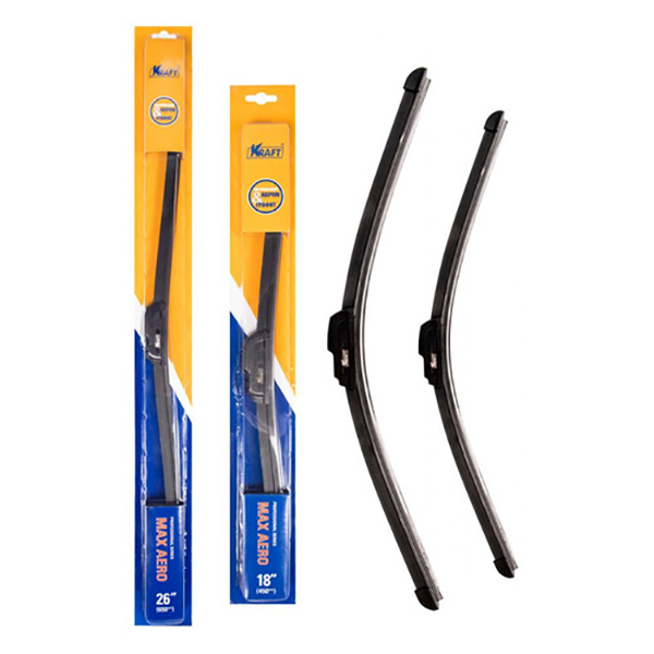 

Комплект щеток стеклоочистителя KRAFT KT 830864, 450мм+650мм, бескаркасная