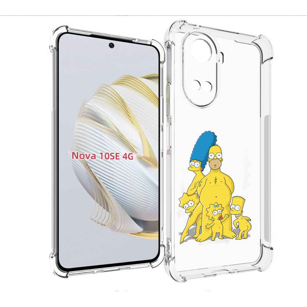 

Чехол MyPads семья-симпсонов для Huawei Nova 10 SE, Прозрачный, Tocco