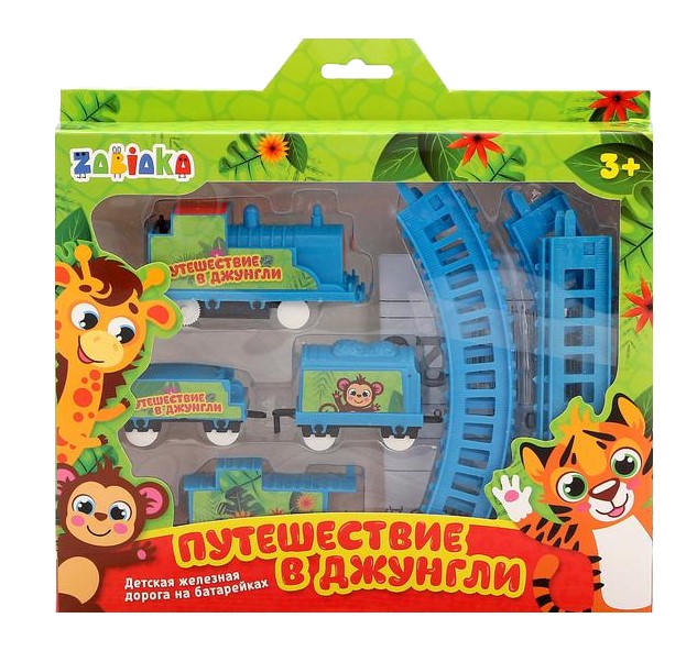 фото Железная дорога «путешествие в джунгли» woow toys