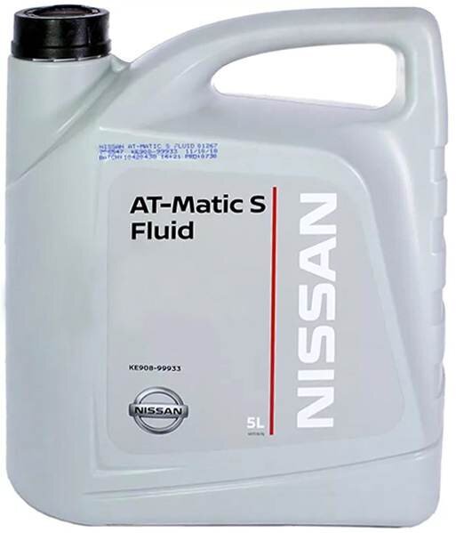 

Трансмиссионное масло NISSAN ATF Matic-S, 5л., NISSAN ATF Matic-S