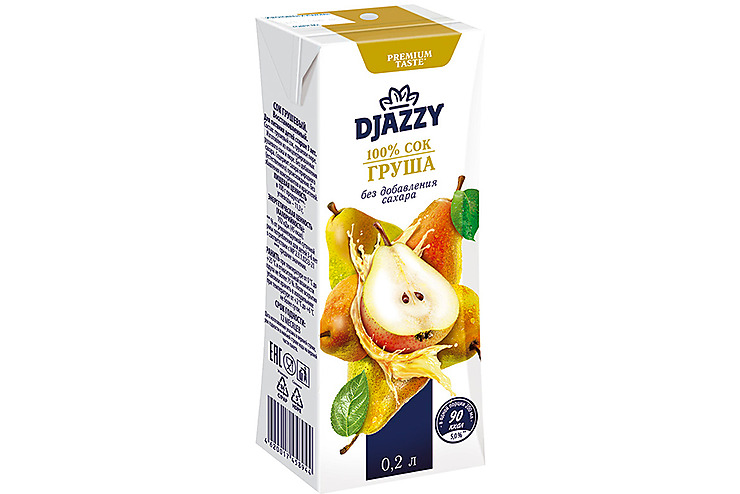 Djazzy, сок Груша, 0.2л