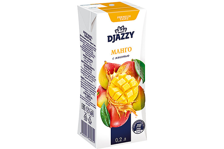 Djazzy, нектар Манго, 0.2л